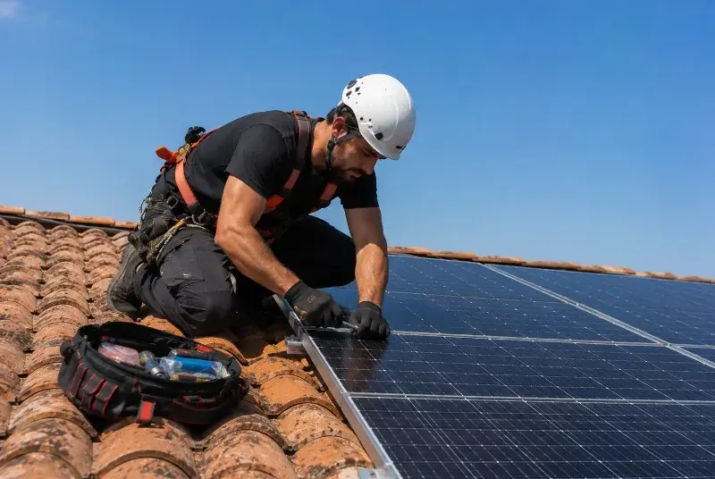 Maintenance et monitoring de panneaux solaires à Arbigny