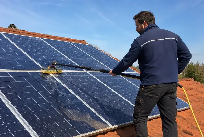 Nettoyage et entretien de panneaux solaires à Arbigny
